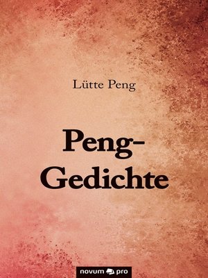 cover image of Peng-Gedichte